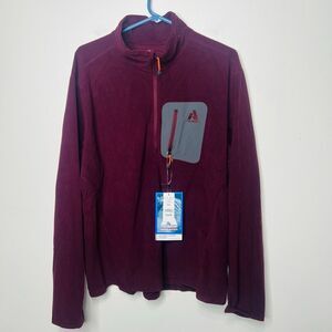 Eddie Bauer First Ascent Cloud Layer 1/4 Zip Men's Second Layer MIcro-fleece Qui